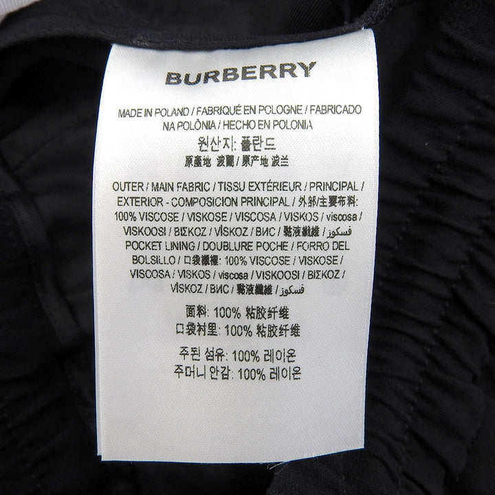 Pristine BURBERRY Pants black Viscose Women 36 8046320