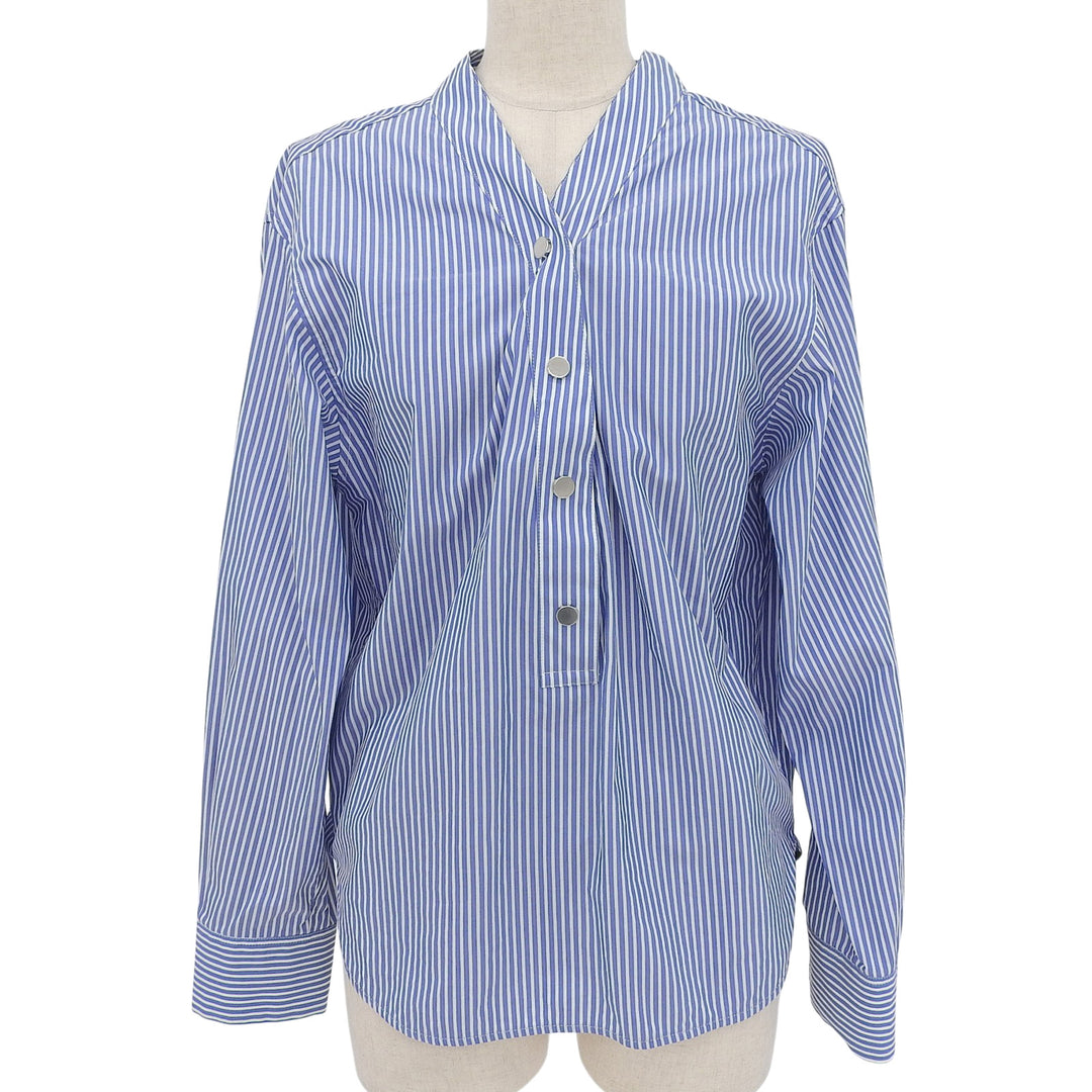 Pristine CINOH Long sleeve shirt blue cotton Women 38