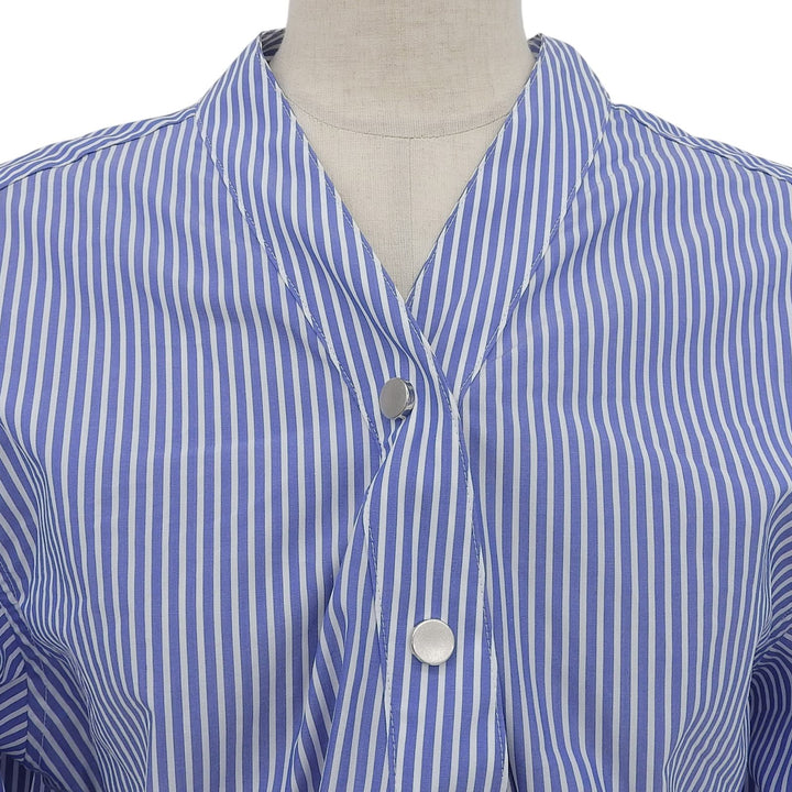 Pristine CINOH Long sleeve shirt blue cotton Women 38
