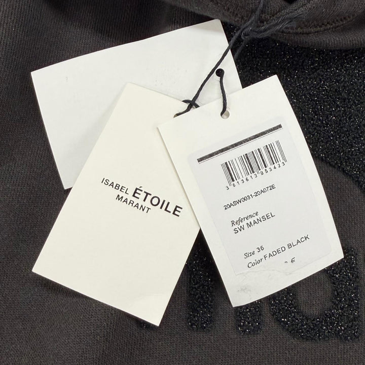 Pristine ISABEL MARANT hoodie MANSEL pullover hoodie cotton 36 SW0031