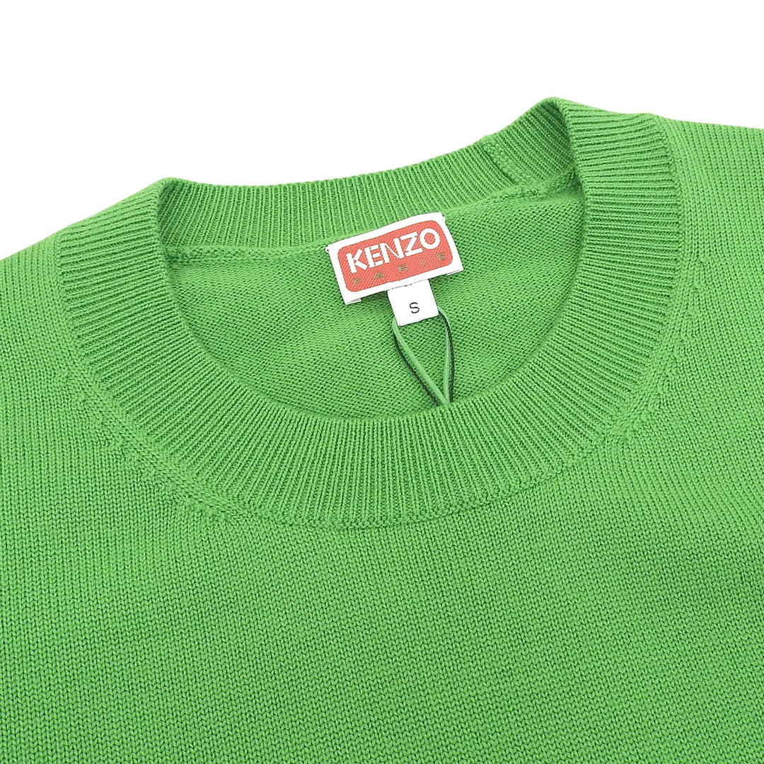 Pristine KENZO knit green wool mens S FC65PU3423LA