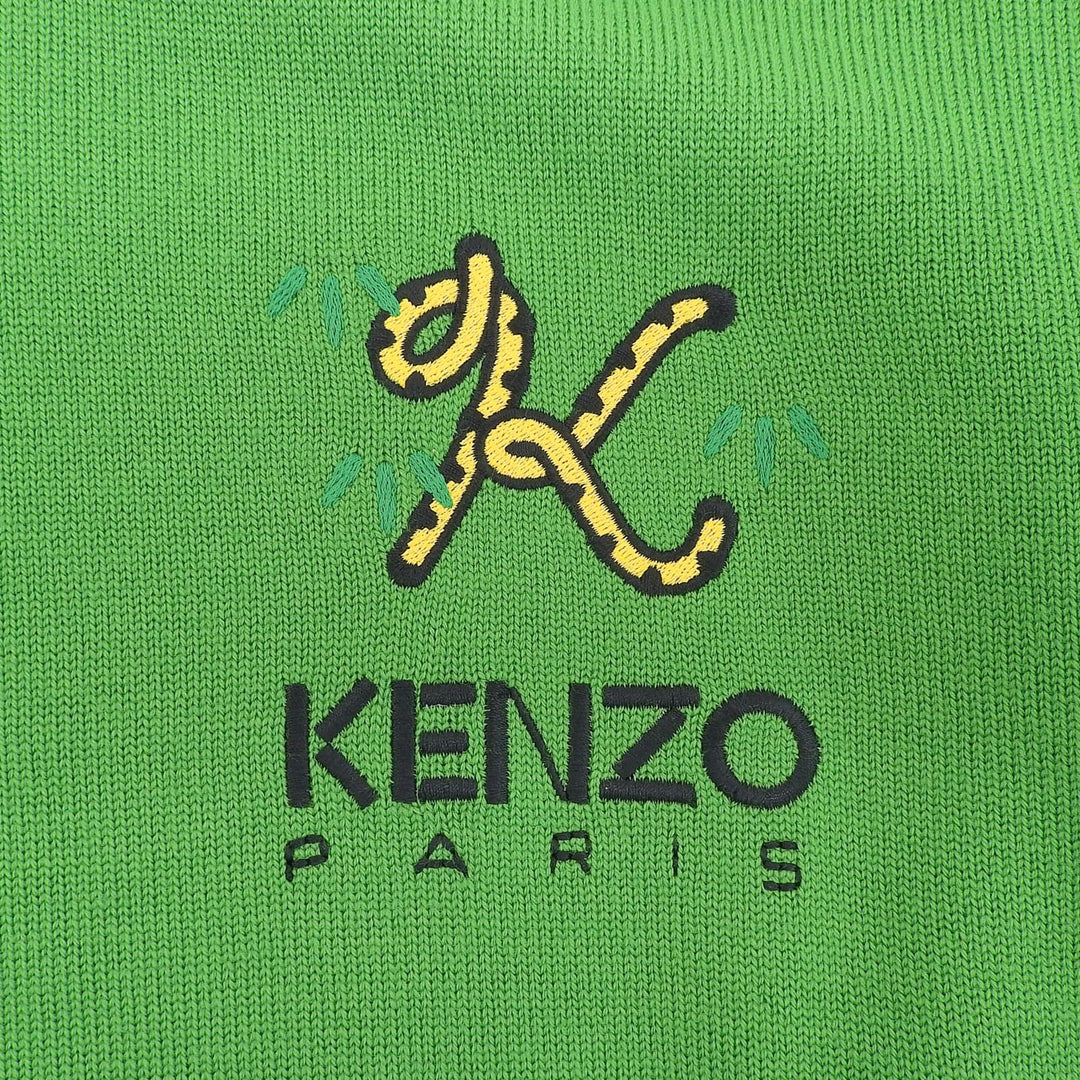 Pristine KENZO knit green wool mens S FC65PU3423LA