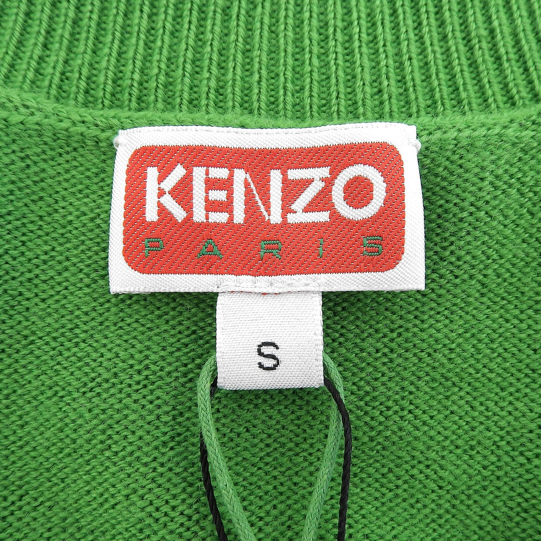 Pristine KENZO knit green wool mens S FC65PU3423LA