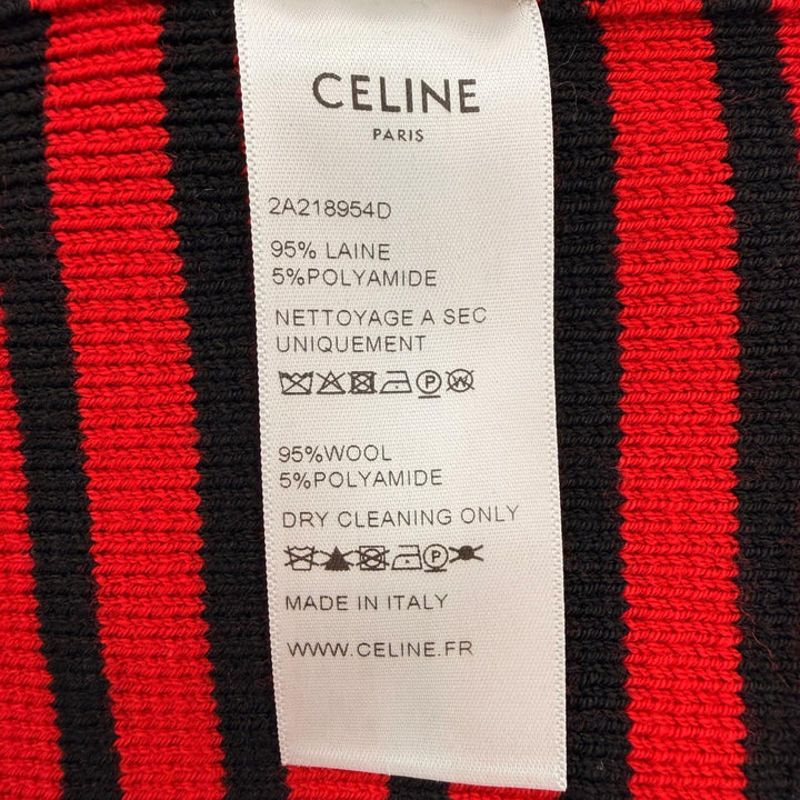 Great CELINE knit Red wool Women XS 2A218954D