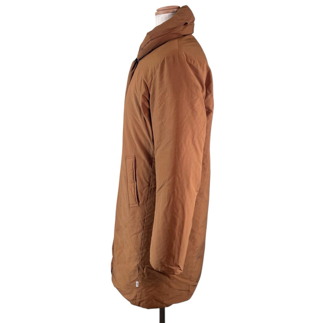Excellent NANGA down coat Shawl collar Brown Women L