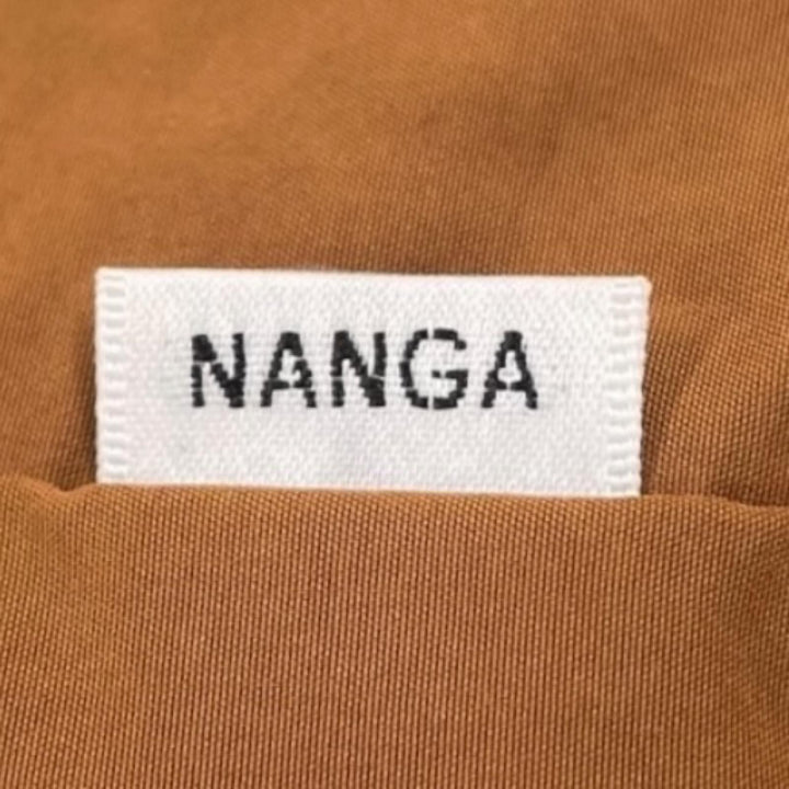 Excellent NANGA down coat Shawl collar Brown Women L