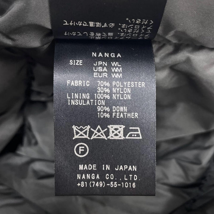 Excellent NANGA down coat Shawl collar Brown Women L