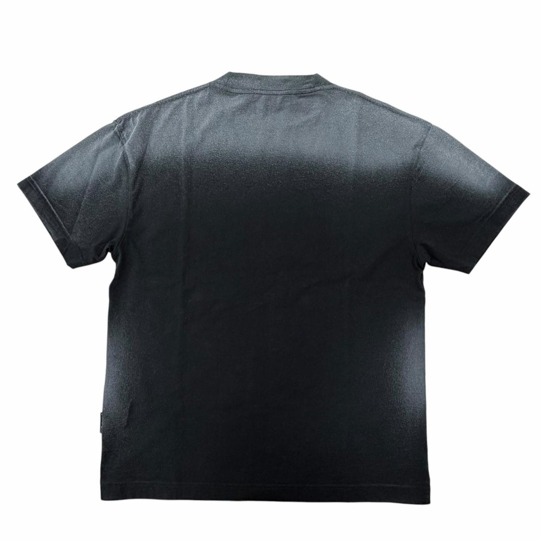 Pristine PALM ANGELS Short sleeve T-shirt PARADISE PALM TEE black cotton mens L