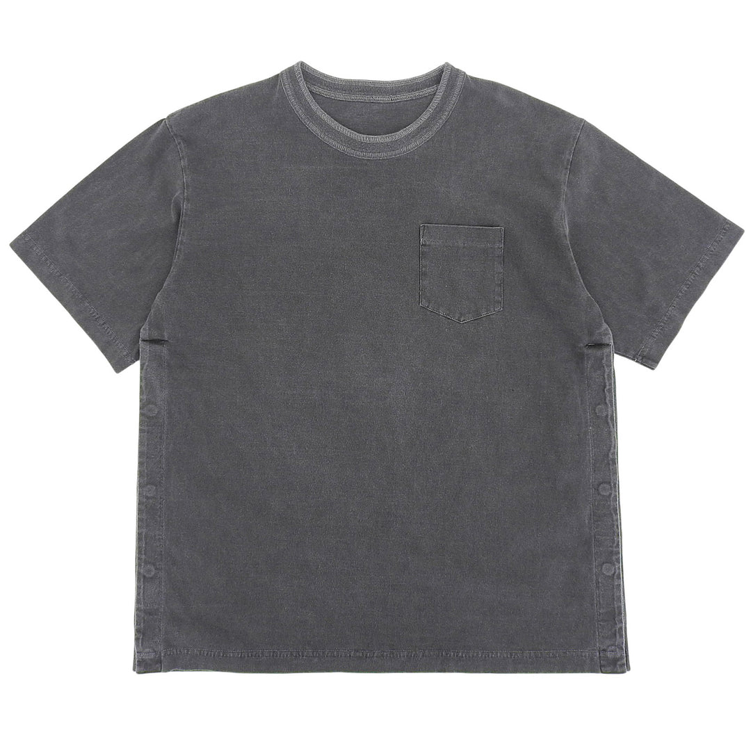 Excellent Sacai Short sleeve T-shirt Charcoal gray cotton mens 1 24-03504