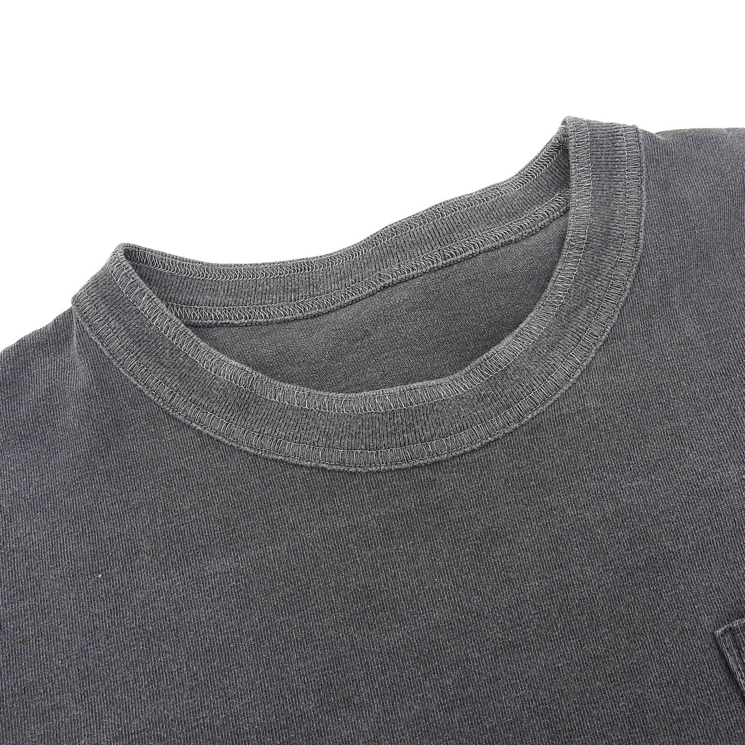 Excellent Sacai Short sleeve T-shirt Charcoal gray cotton mens 1 24-03504