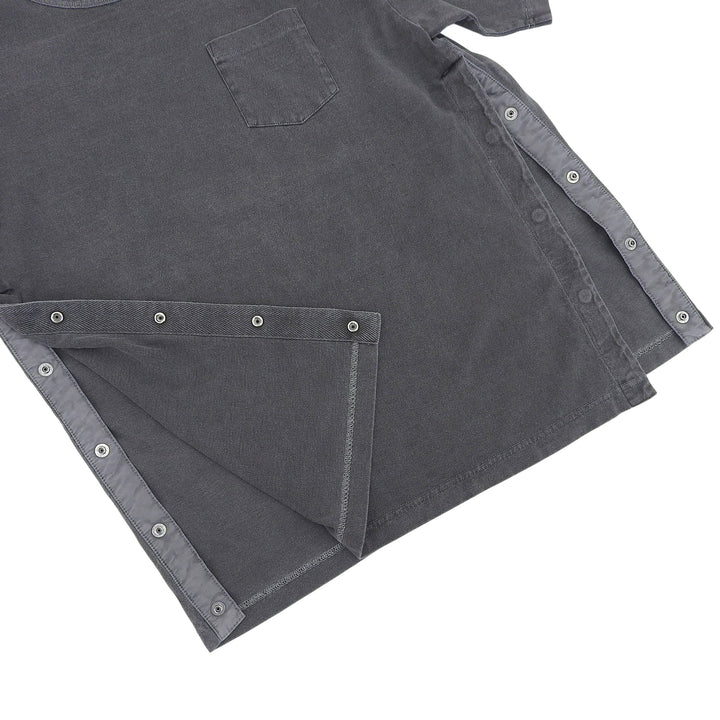 Excellent Sacai Short sleeve T-shirt Charcoal gray cotton mens 1 24-03504
