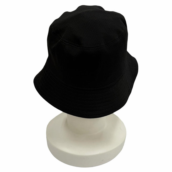 Great CHANEL Reversible COCO Mark all-over print bucket hat black M23A AP146580