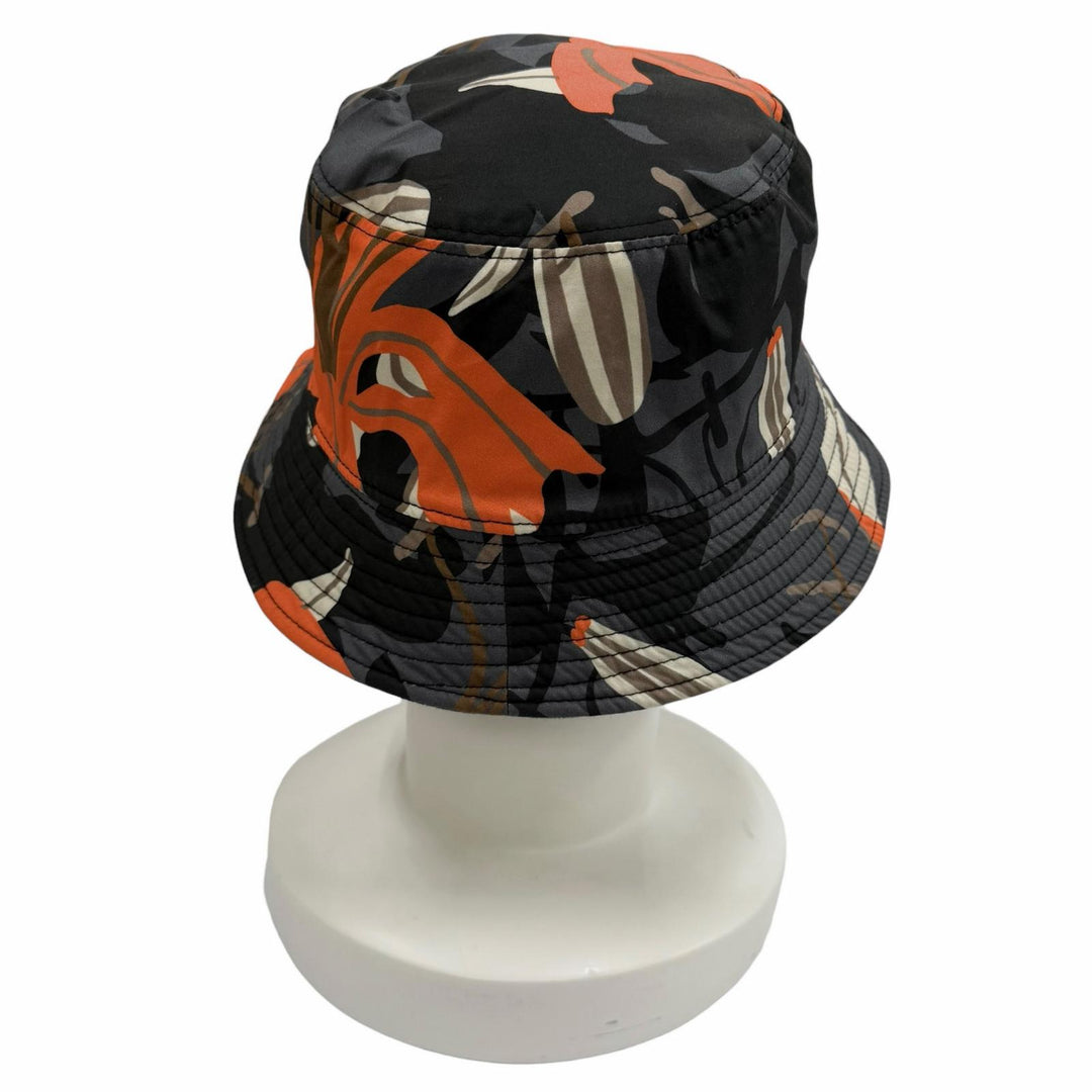 Great CHANEL Reversible COCO Mark all-over print bucket hat black M23A AP146580