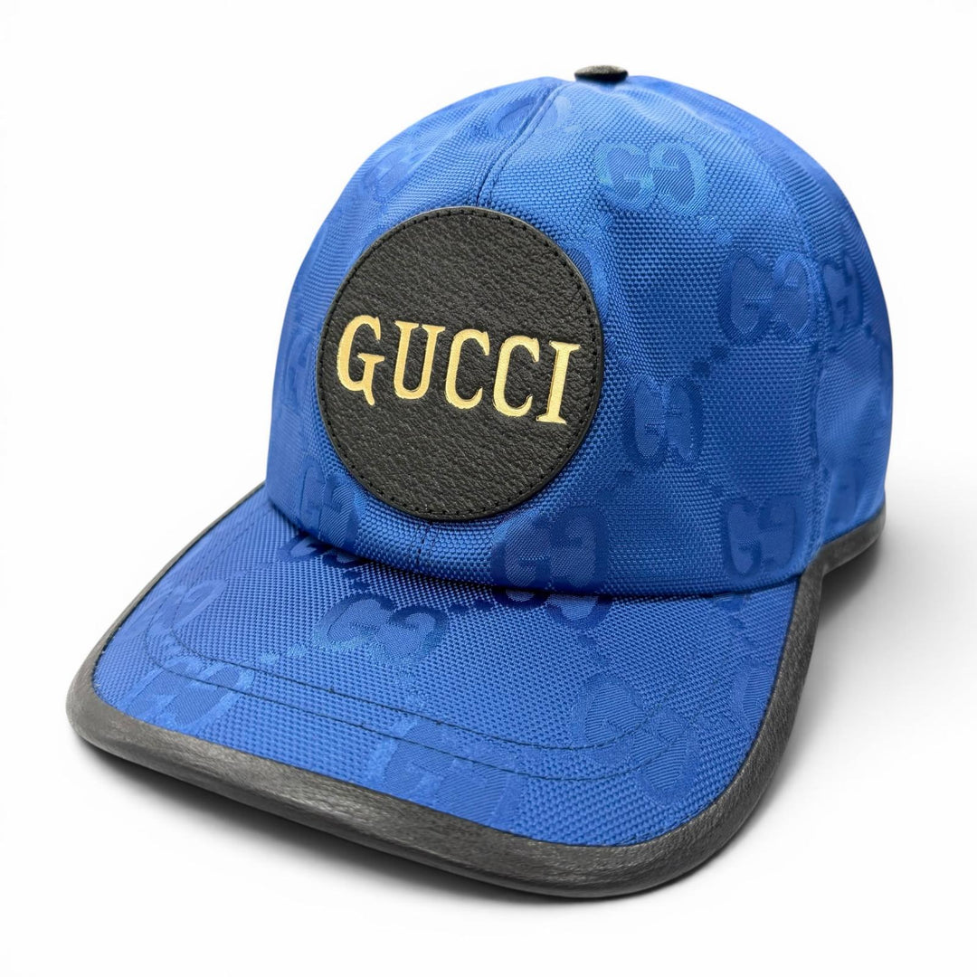 Excellent GUCCI cap Gucci Off The Grid blue Nylon mens XL 627114