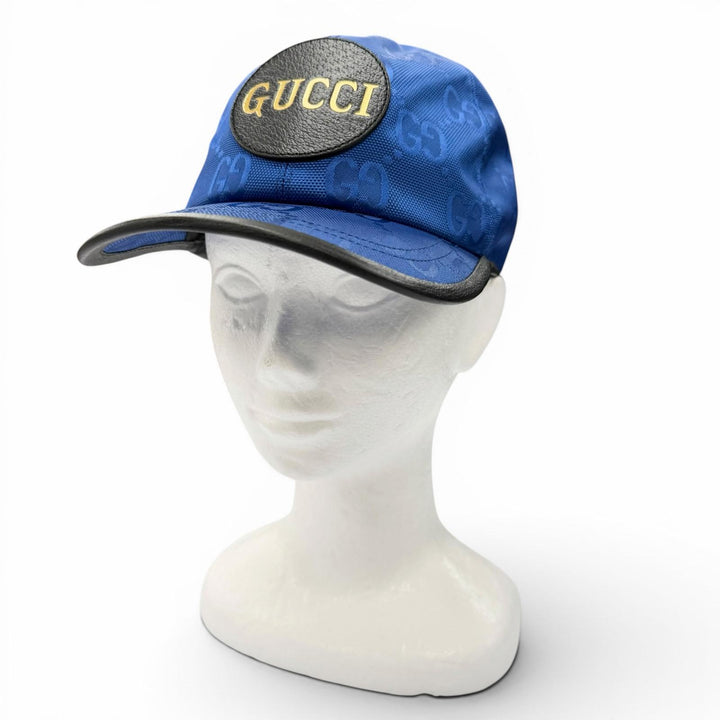 Excellent GUCCI cap Gucci Off The Grid blue Nylon mens XL 627114