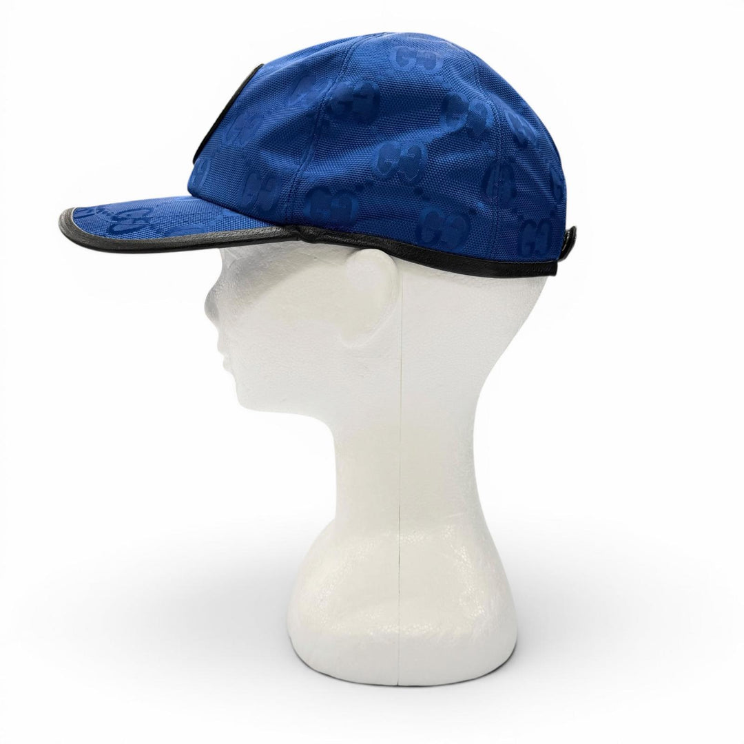 Excellent GUCCI cap Gucci Off The Grid blue Nylon mens XL 627114