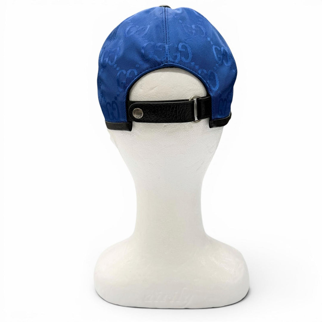 Excellent GUCCI cap Gucci Off The Grid blue Nylon mens XL 627114