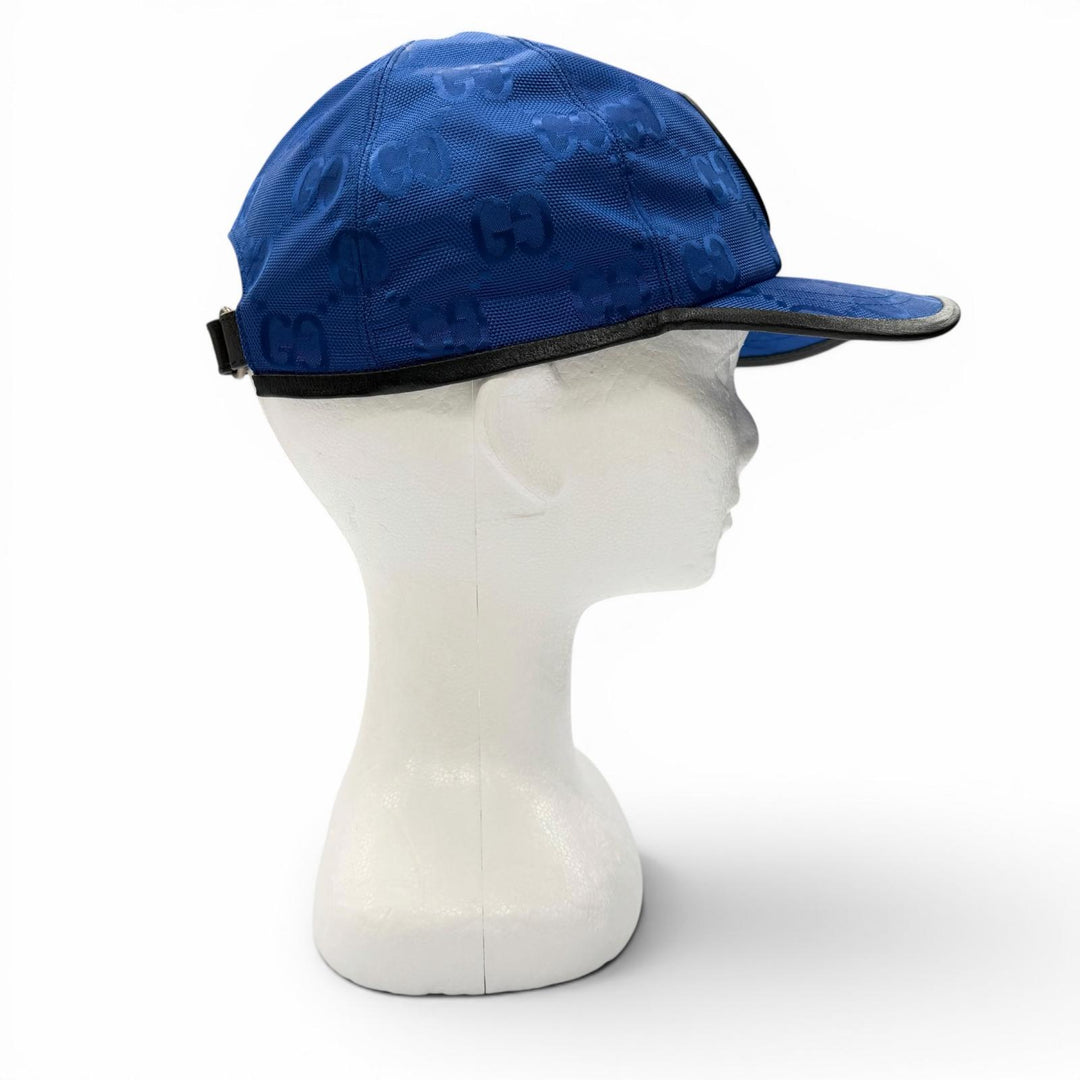 Excellent GUCCI cap Gucci Off The Grid blue Nylon mens XL 627114