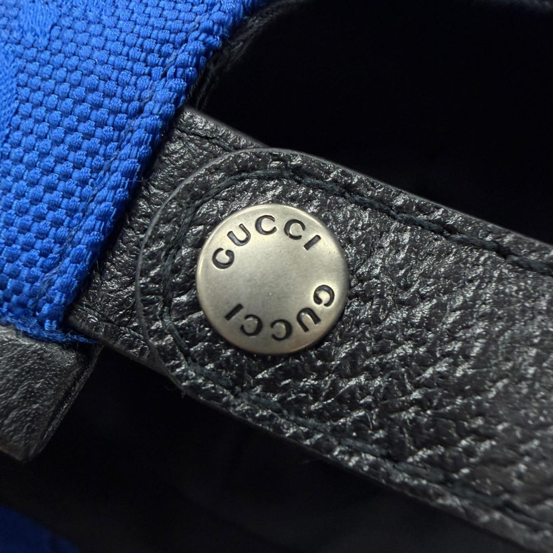 Excellent GUCCI cap Gucci Off The Grid blue Nylon mens XL 627114