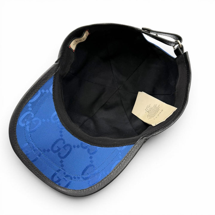 Excellent GUCCI cap Gucci Off The Grid blue Nylon mens XL 627114
