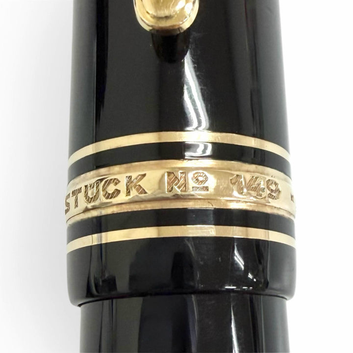 Very Good MONTBLANC fountain pen Meisterstück 149 Cap type black