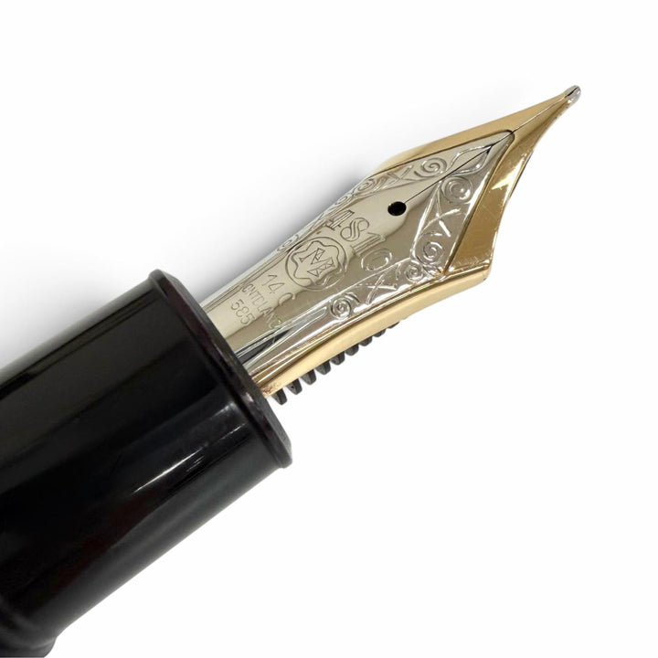 Very Good MONTBLANC fountain pen Meisterstück 149 Cap type black