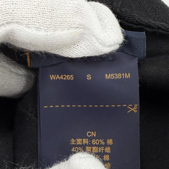 Great LOUIS VUITTON cap cap monogram essential black cotton mens S M5381M
