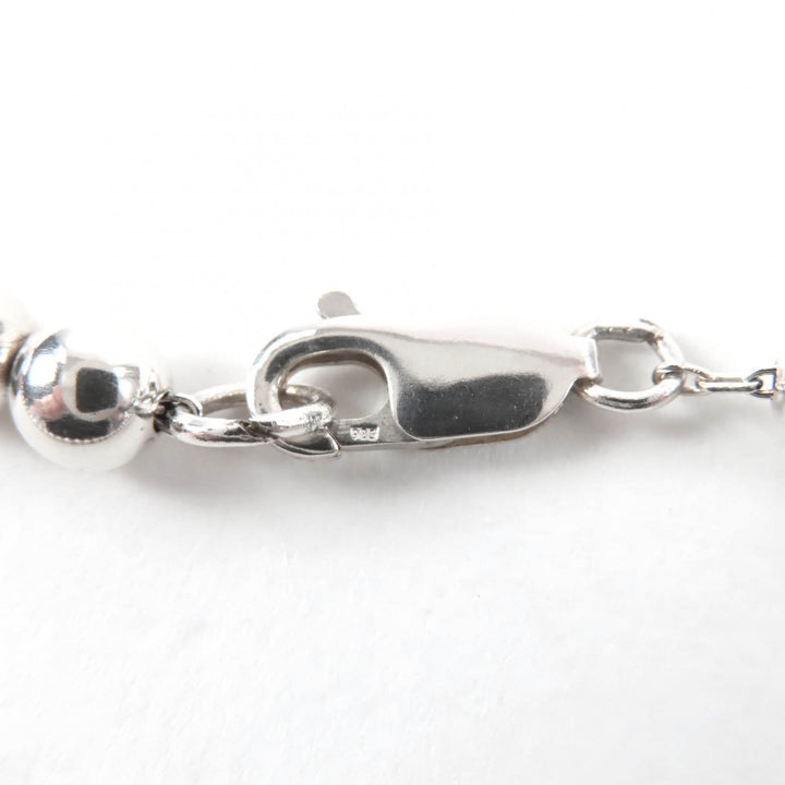 Great TIFFANY&Co. Necklace Graduated Ball Necklace Silver 925 Women