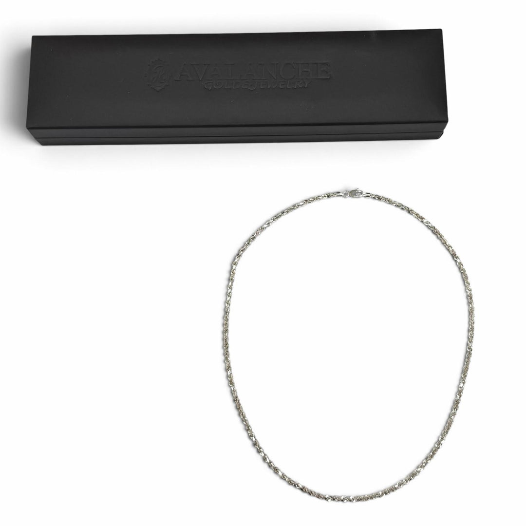 Great AVALANCHE Necklace rope White gold 10K mens