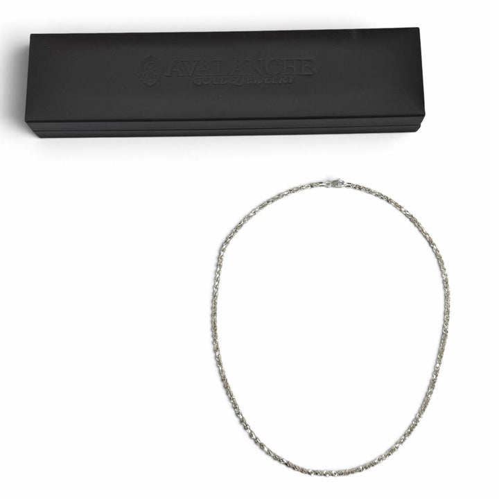 Great AVALANCHE Necklace rope White gold 10K mens