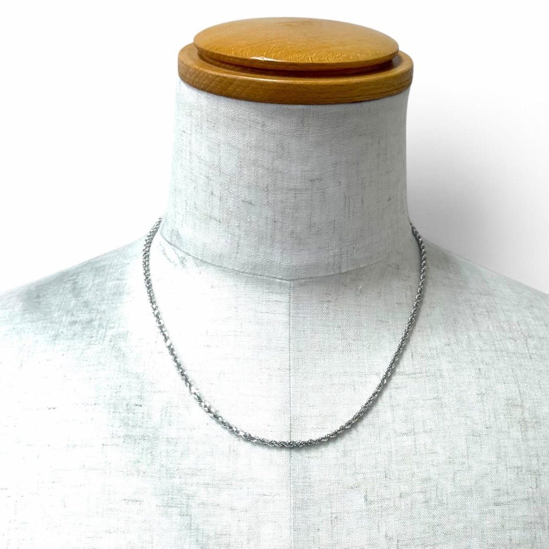 Great AVALANCHE Necklace rope White gold 10K mens