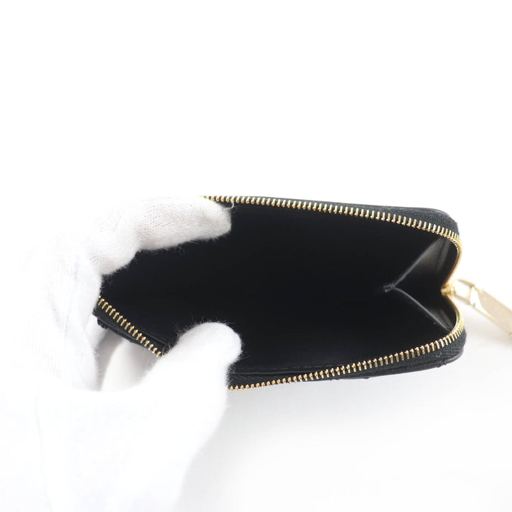 Excellent Christian Dior Card Case Lady Dior Cosmos zip card holder S0965ONMJ