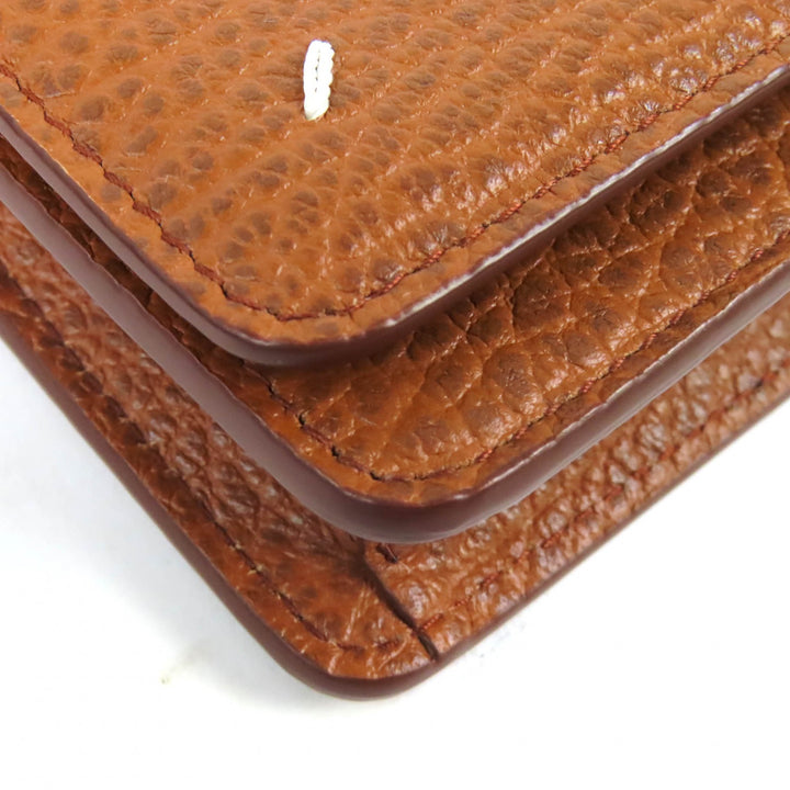 Excellent Maison Margiela 11 Bifold Wallet 4-Stitch Chain Compact Mini SA3UI0009