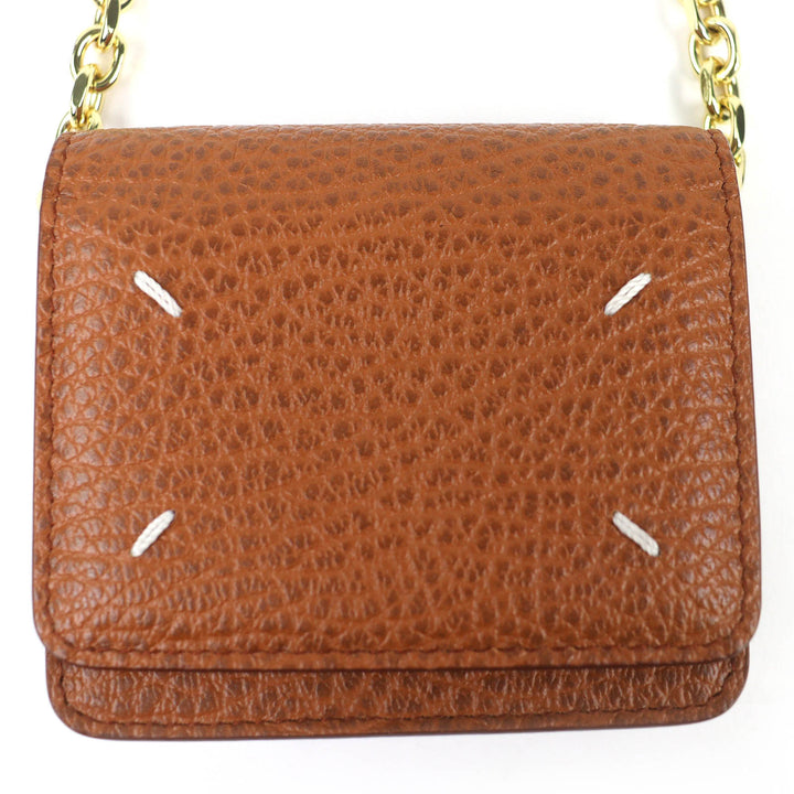 Excellent Maison Margiela 11 Bifold Wallet 4-Stitch Chain Compact Mini SA3UI0009