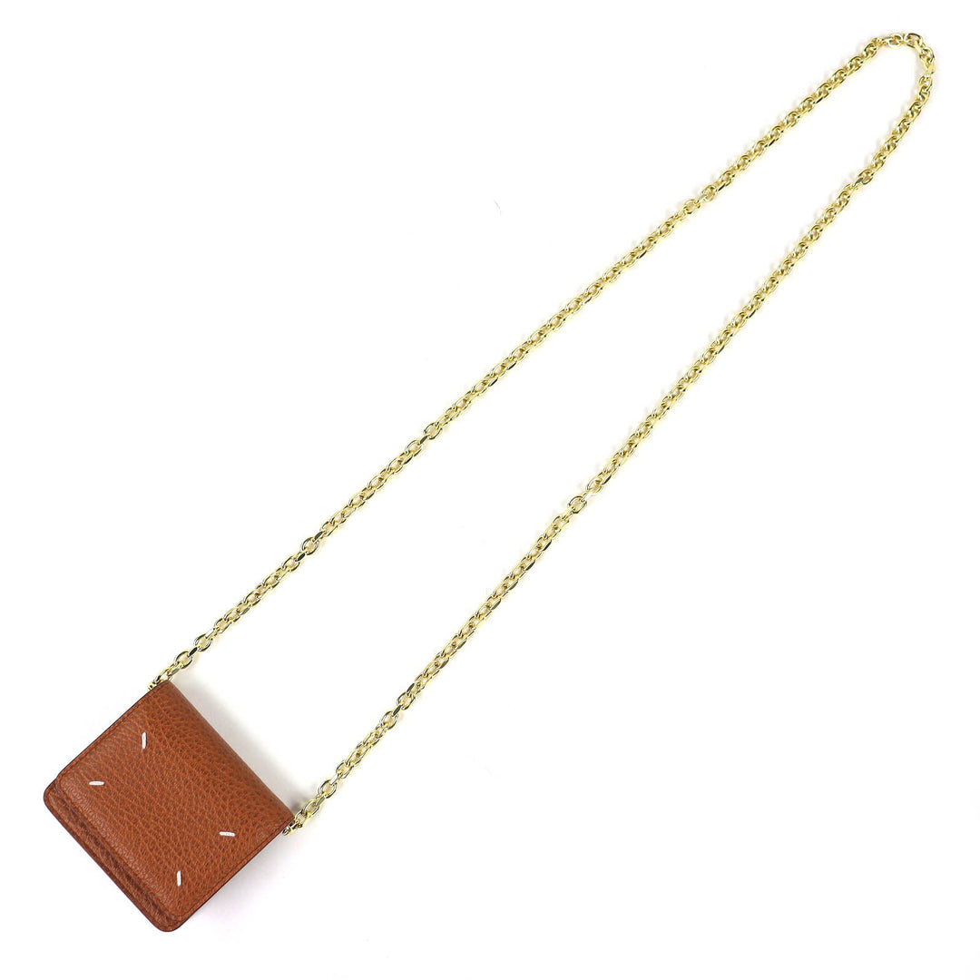 Excellent Maison Margiela 11 Bifold Wallet 4-Stitch Chain Compact Mini SA3UI0009