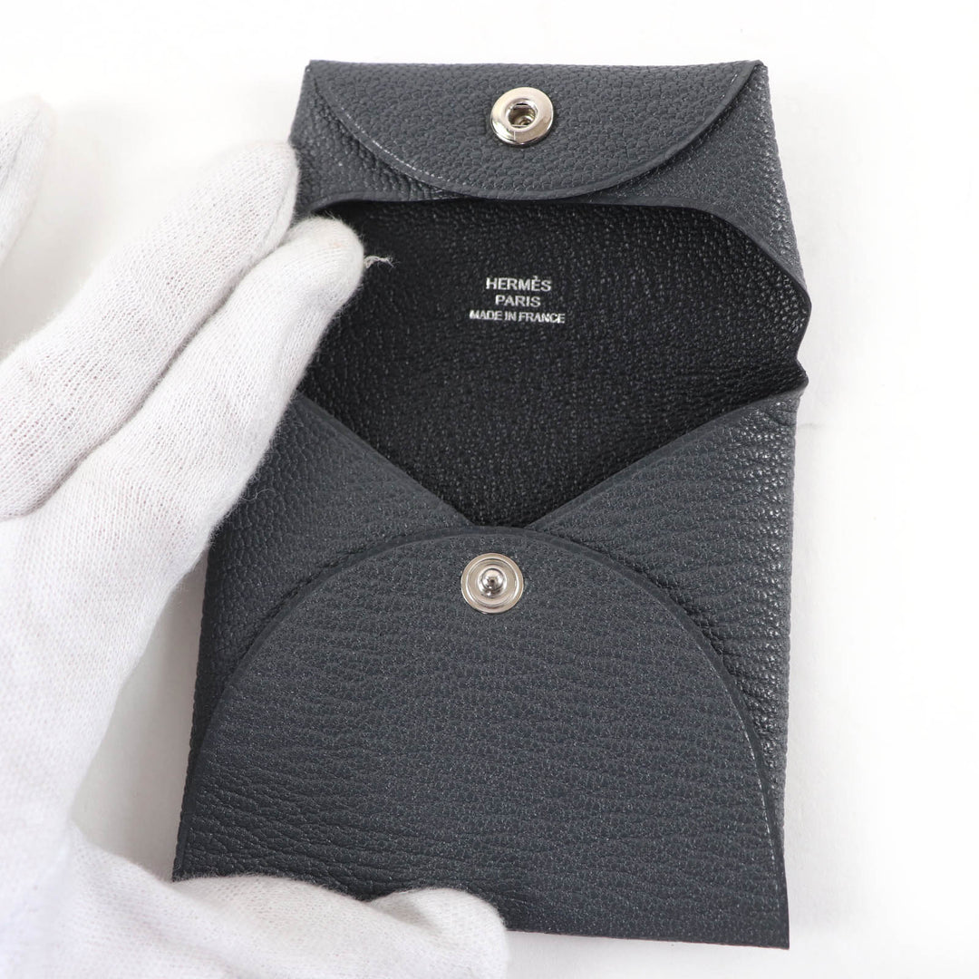 Pristine HERMES Coin case Bastia Verso Shave Women