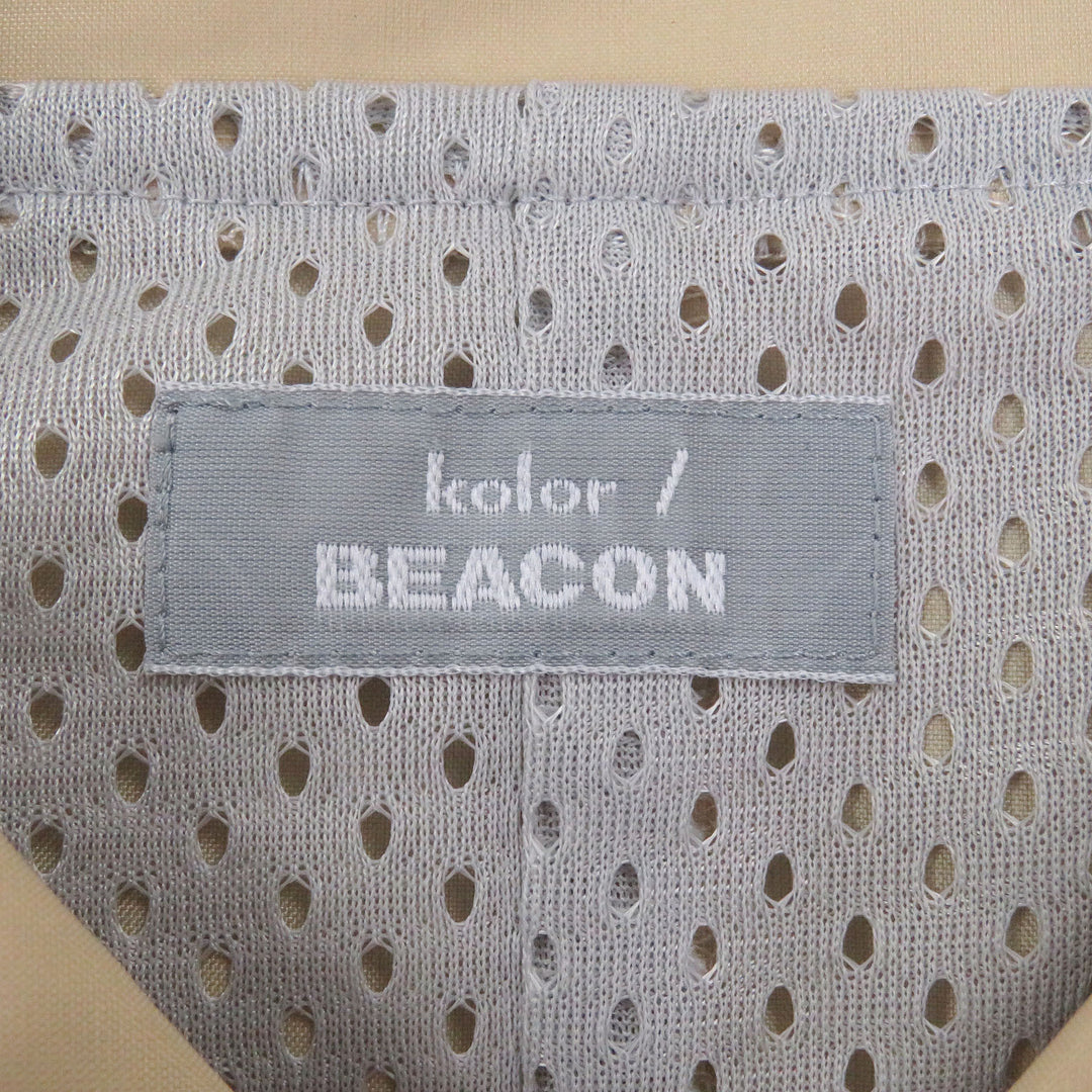 Excellent kolor BEACON coat Graphic print, water-repellent finish beige