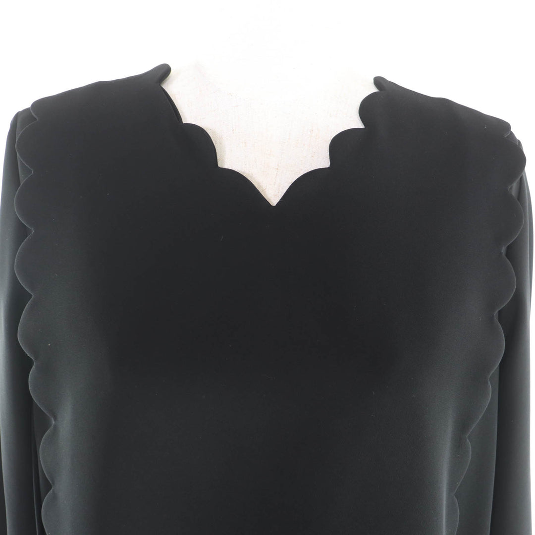 Excellent YOKO CHAN one piece black polyester Women 36 YCD-424-947