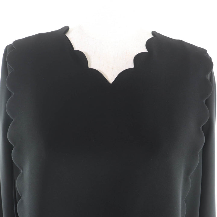 Excellent YOKO CHAN one piece black polyester Women 36 YCD-424-947