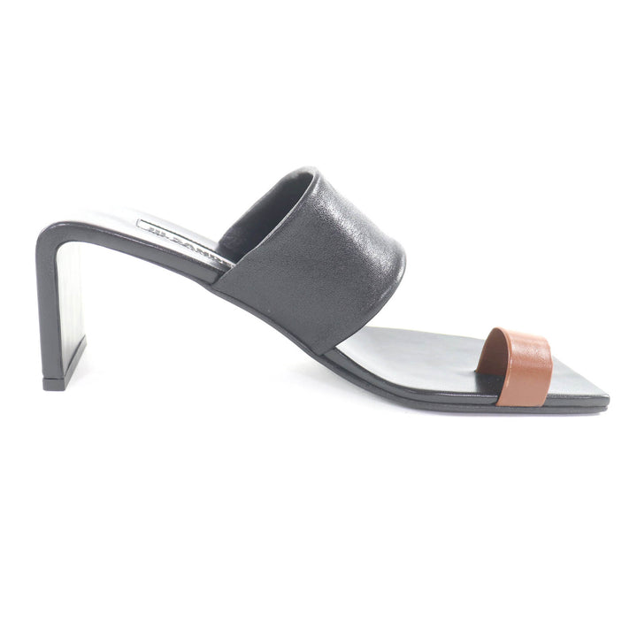Excellent JIL SANDER Sandals bicolor leather black leather Women 35 J15WP0112