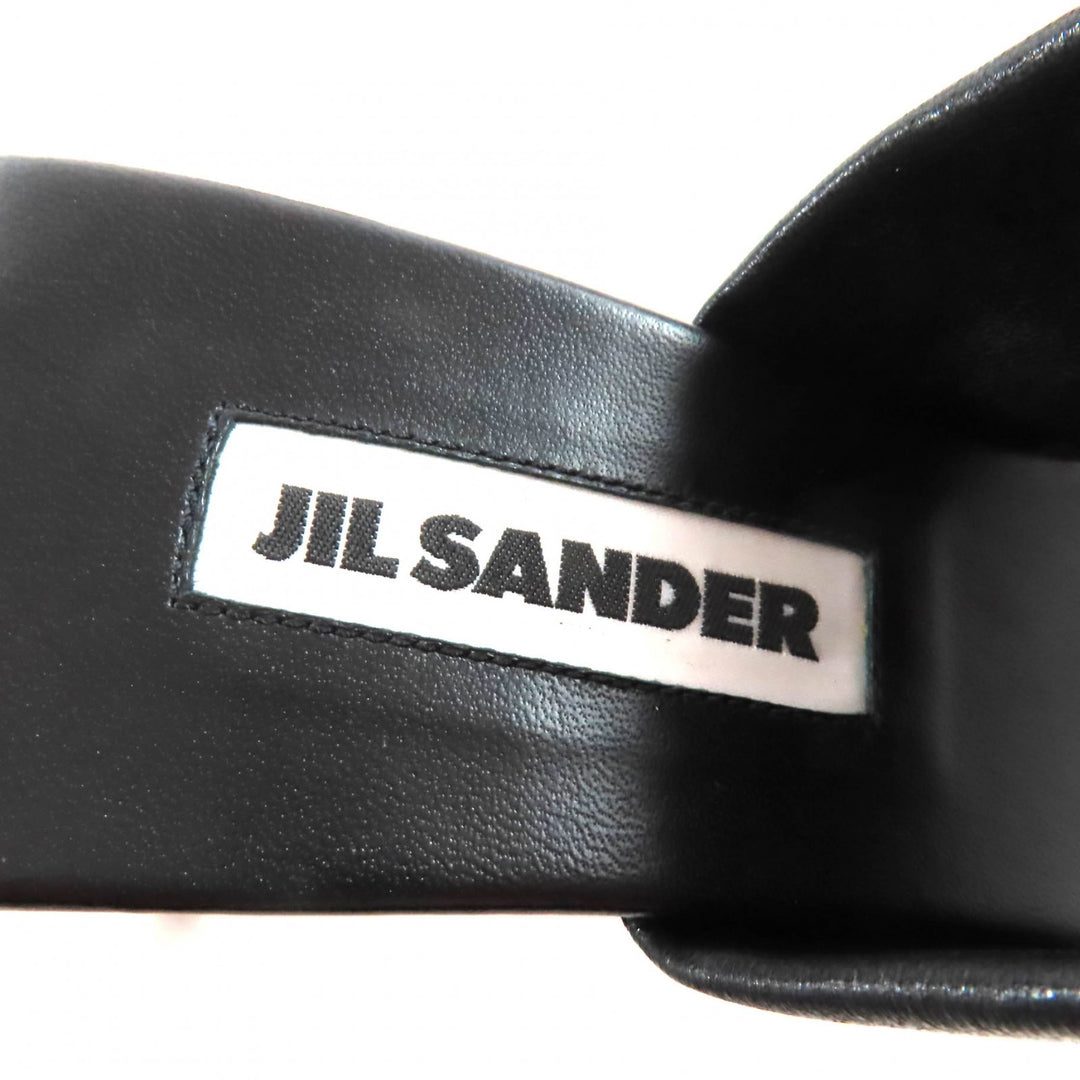 Excellent JIL SANDER Sandals bicolor leather black leather Women 35 J15WP0112