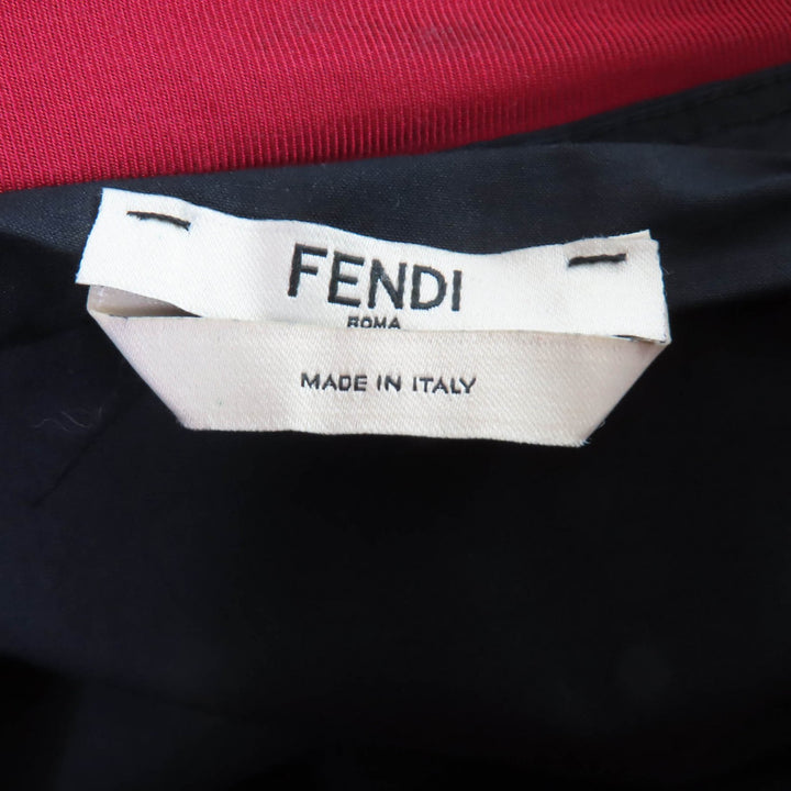 Discounted Great FENDI one piece black cotton Women 38 FD9043 2ZM