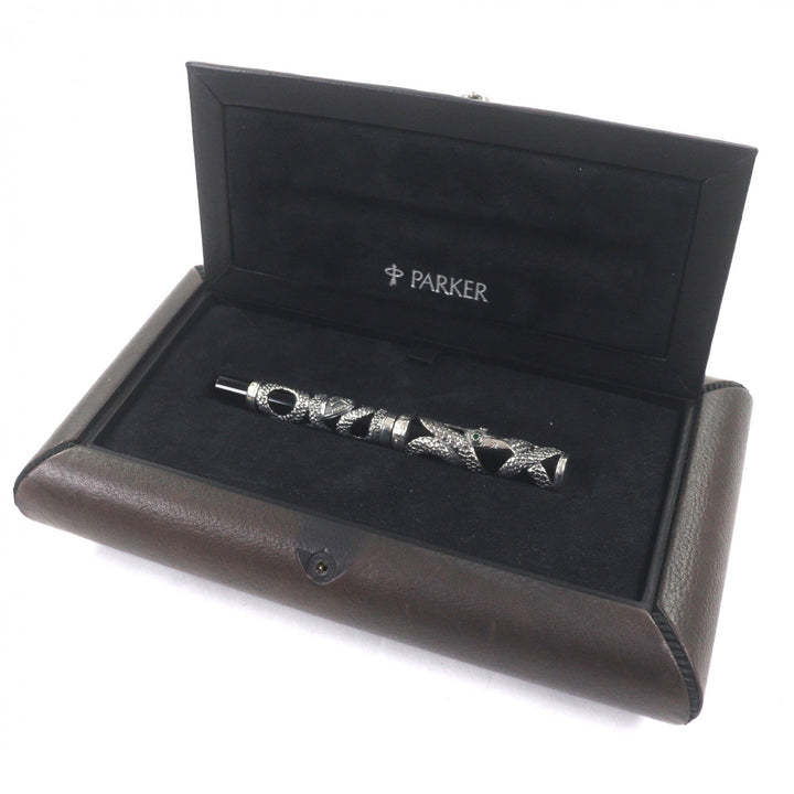 Great PARKER fountain pen Silver 925 mens
