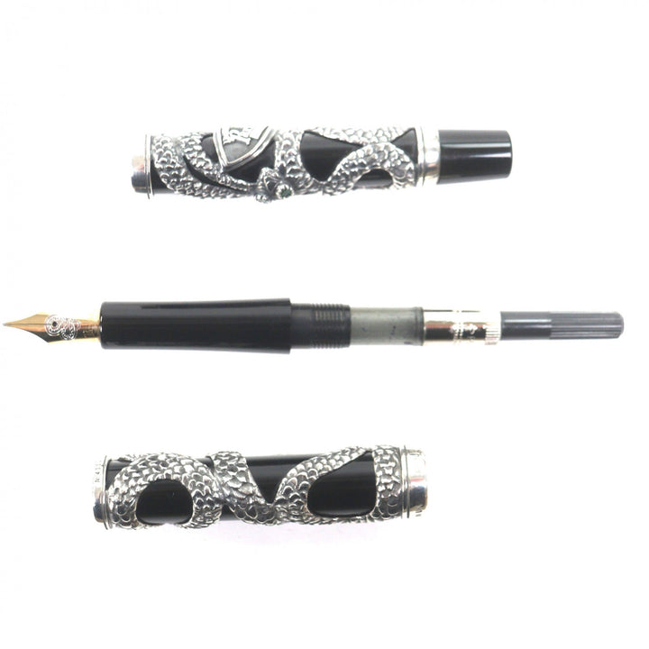 Great PARKER fountain pen Silver 925 mens