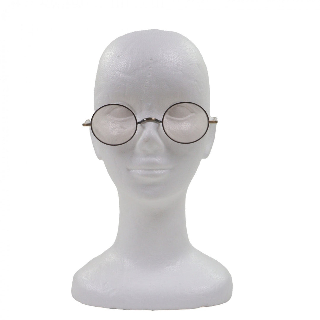 Excellent 金子眼鏡 sunglasses round Brown titanium mens KV-32 BRL