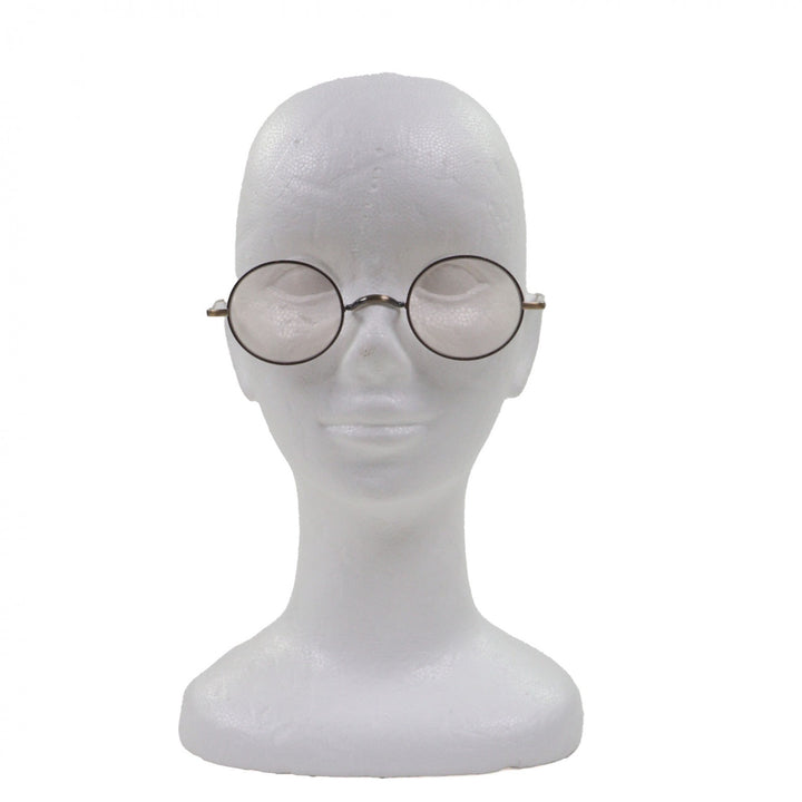 Excellent 金子眼鏡 sunglasses round Brown titanium mens KV-32 BRL