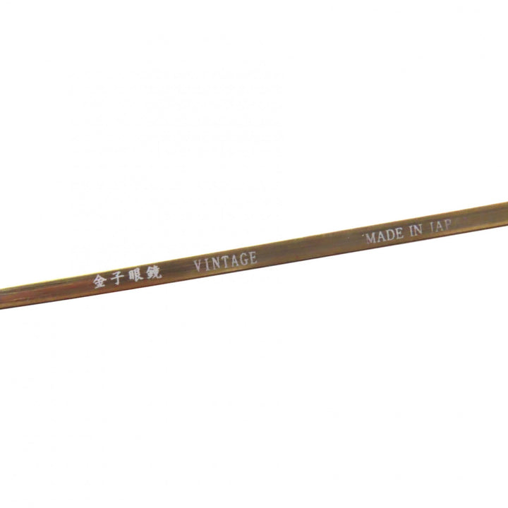 Excellent 金子眼鏡 sunglasses round Brown titanium mens KV-32 BRL