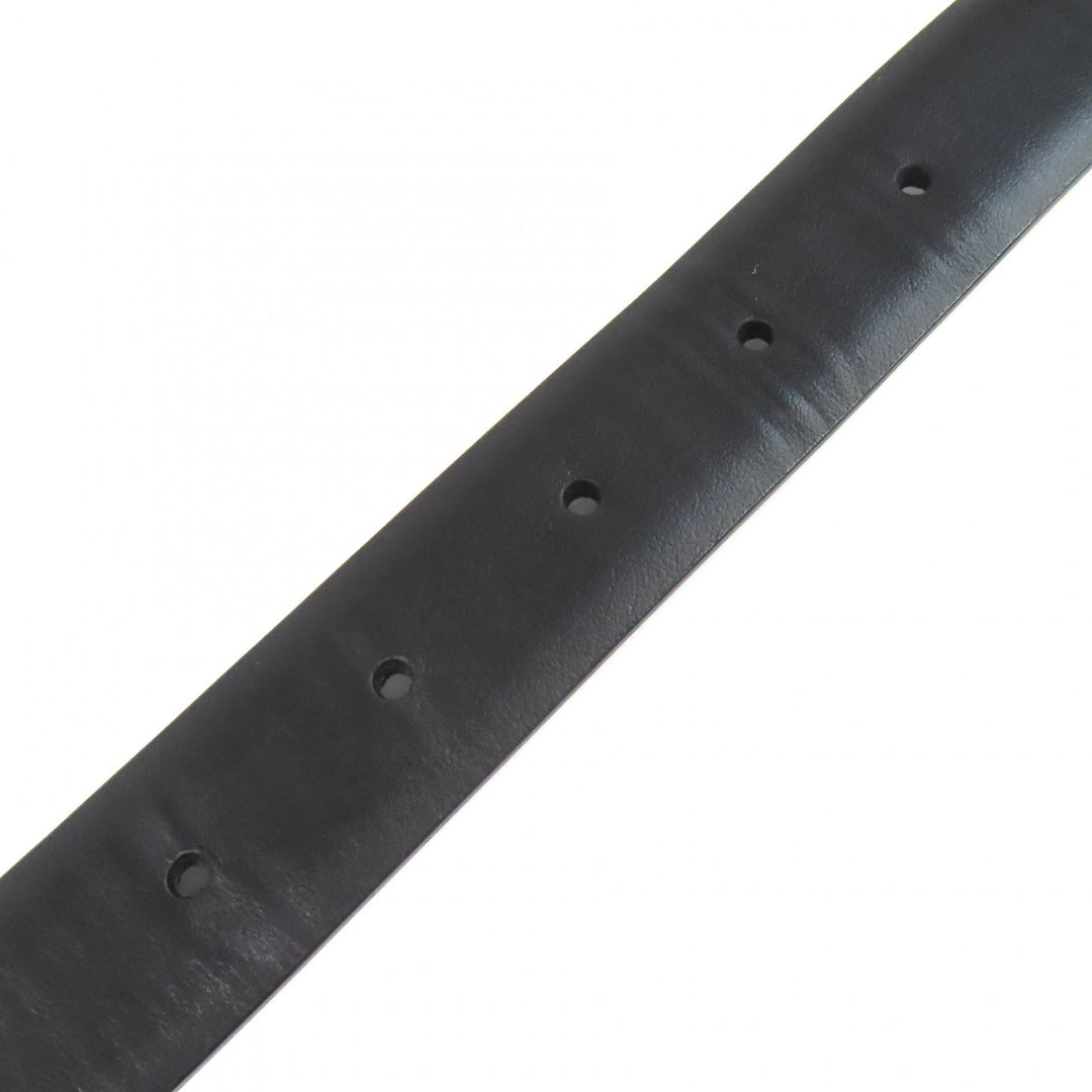 Excellent Salvatore Ferragamo belt Gancini buckle leather black CS-23B559