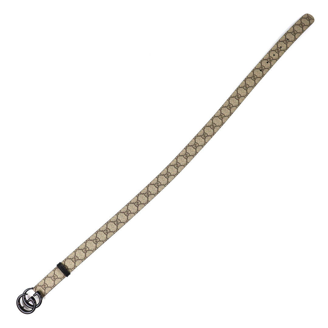 Excellent GUCCI belt GG Marmont GG Supreme beige GG Supreme Women 525040