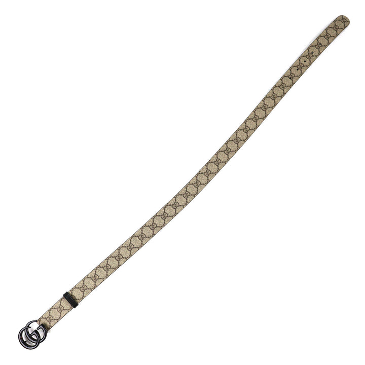 Excellent GUCCI belt GG Marmont GG Supreme beige GG Supreme Women 525040